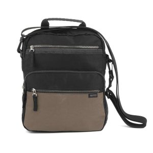 BOLSO/MOCHILA PR 1165 CRO. NYLON ANTARES (TAUPE) – PRIVATA