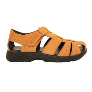 SANDALIA CERRADA VELCRO PIEL NOBUCK C2223-12 (ARCILLA) – CORONEL TAPIOCA