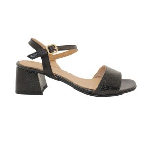 SANDALIA ABIERTA SERPE TACON HEBILLA (1217-H) (NEGRO) – TIZIANA