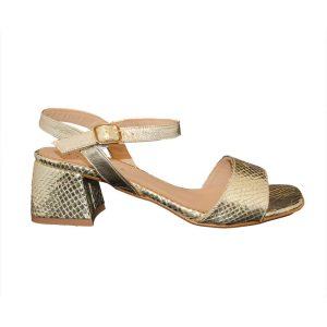 SANDALIA ABIERTA SERPE TACON HEBILLA (1217-H) (PLATINO) – TIZIANA