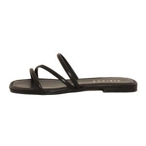 CHANCLA RASTRA TIRAS PIEL  – TIZIANA