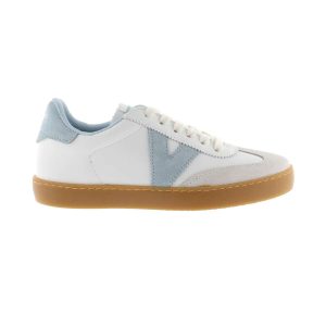 DEPORTIVO BERLIN CICLISTA PIEL SERRAJE (1126206) BLANCO/CELESTE – VICTORIA