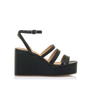 SANDALIA PLATAFORMA CUÑA LOU  (52446) NEGRO – MUSTANG