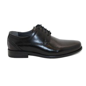 ZAPATO CORDONES PIEL CABRA BRILLO (19304) NEGRO – LUISETTI