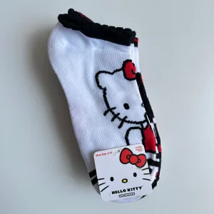 5 Pares de Calcetas Hello kitty Blanco y Negro